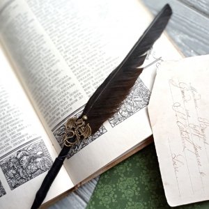 Работа Ручка "Бронзовый дракон"