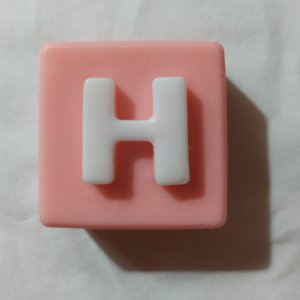 Работа Мыло с инициалом ребенка (алфавит кириллица)