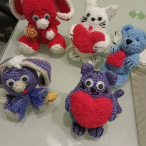 Работа Игрушки вязаные крючком