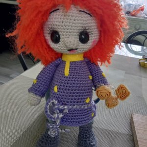 Робота Іграшка в'язана гачком будинковий