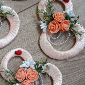 Работа Магнит в цветах "8 марта"