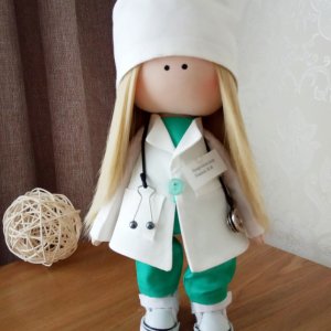 Работа Кукла ручной работы врач