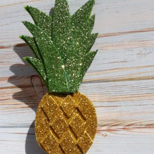 Робота Брошка ( значок на рюкзак/сумку) "Ананас"