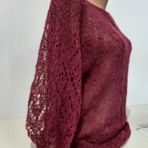 Работа Паутинка из кида мохера.