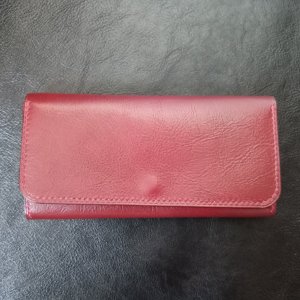Работа Женский кошелек (лонгер) ручной работы, из натуральной кожи.