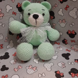 Работа Мишка амигуруми