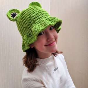 Робота Панама капелюшок жаба літня в'язана