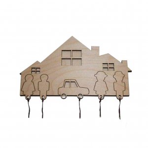 Работа Ключница из дерева