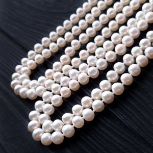 Робота Намисто з натуральних перлів "Два метри задоволення"