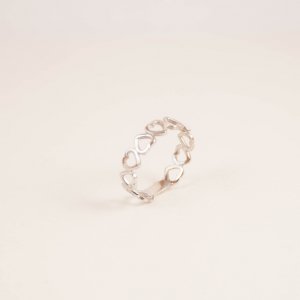 Работа Серебряное кольцо "От сердца к сердцу"