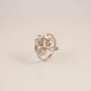 Робота Срібна каблучка "Змійка"