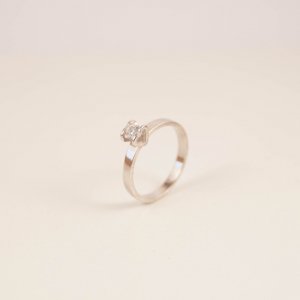 Робота Срібна каблучка "Серденько"