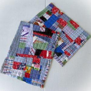 Работа Набор из 2х ланчматов пэчворк