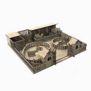 Работа Конструктор Зоопарк