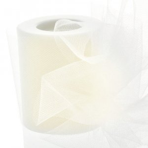 Робота Фатин у бобіні молочний ширина 15см