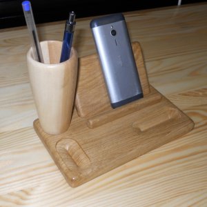 Работа Подставка-органайзер ′инь янь′ 02