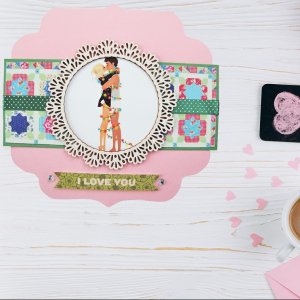 Робота Листівка "Я тебе люблю" (поцілунок)
