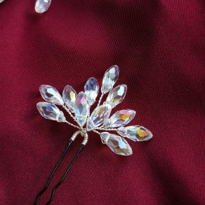 Работа Шпилька украшение в прическе невесты, выпускницы, свадьбы