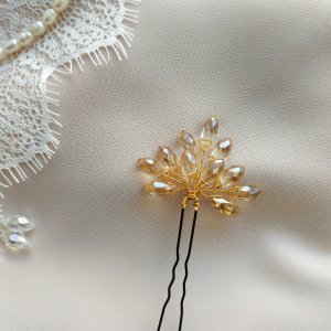 Работа Шпилька украшение в прическе невесты, выпускницы, свадьбы,