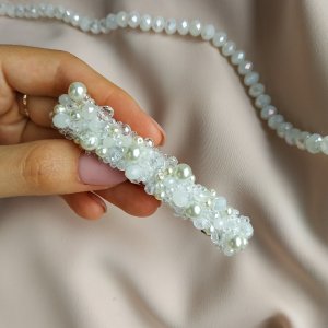 Работа Заколка автомат для праздника, на подарок, на каждый день