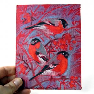 Работа Снегири