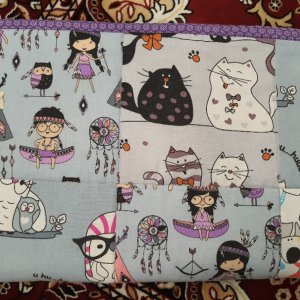 Робота Ковдра з клаптиків дитяча. Розмір 100х140 см.