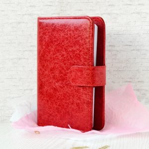 Работа Кожаный планер / блокнот "Красный мрамор" (Personal)