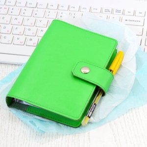 Работа Кожаный планер зеленый (Pocket)