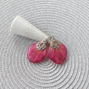 Робота Сережки ручної роботи Пелюстки Троянд