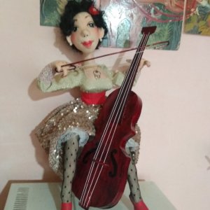 Робота Текстильна інтер'єрна лялька