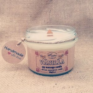 Работа Свеча массажная соевая