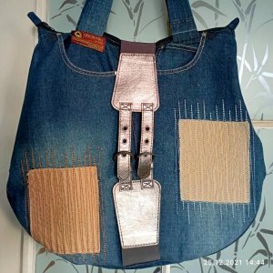 Робота Велика джинсова сумка