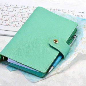 Робота Шкіряний блокнот/планер. Ментол (Personal)