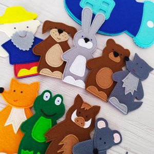 Работа Пальчиковый театр Сказка Перчатка