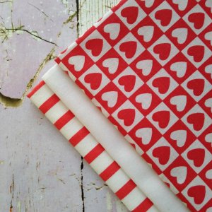 Робота Набір -половинка бавовни для рукоділля серце