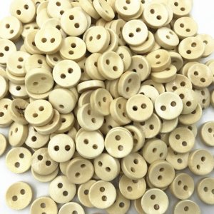 Работа Пуговицы дерево 9мм светлые