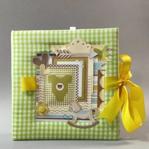 Работа Альбом для мальчика на первый год жизни