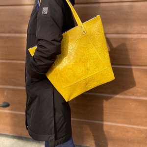 Робота Шкіряна сумка, шкіряна жіноча сумочка на плече, шопер