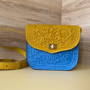 Робота Шкіряна сумка, ручна робота, патріотична сумка, клач