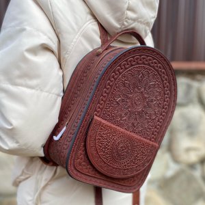 Робота Рюкзак шкіряний, наплічник, рюкзак на кожен день