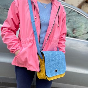 Робота Шкіряна жіноча сумка, сумка на плече, сумка на кожен день