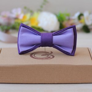 Работа Галстук-бабочка фиалковая Duetto