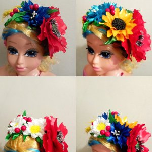 Работа Ободки в украинском стиле ручной работы