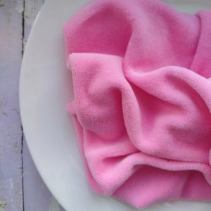 Робота Бавовняний велюр рожевий