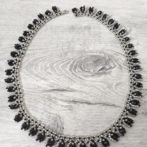 Робота Намисто Чорно-Срібне