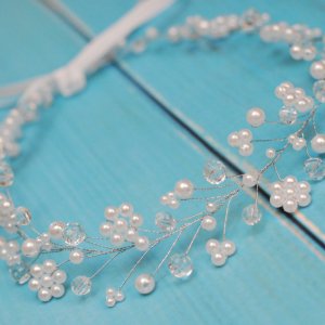 Работа Венок венчик с жемчугом