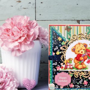 Работа Открытка "Happy Birthday"
