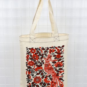 Робота Шопер з саржі та вишивкою  71591