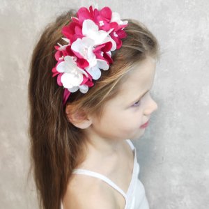 Работа Повязка цветочная