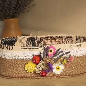 Робота  Інтер'єрний декоративний кошик ручної роботи